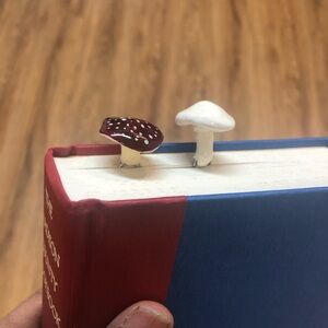 Mushroom Bookmarks Set